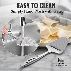 ALIKITCN premium cheese slicer provides non stick release for quick slices