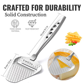 ALIKITCN cheese slicer shows quilted pattern for easy release