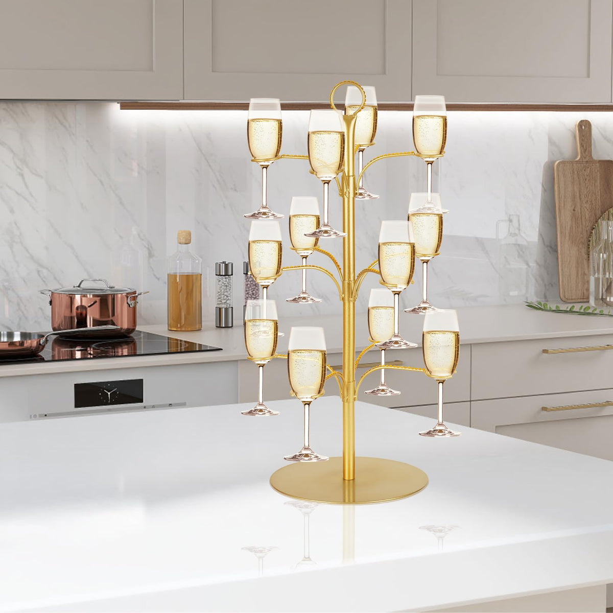 ALIMOTA Cocktail Tree Stand 12-holders keeping glassware organized