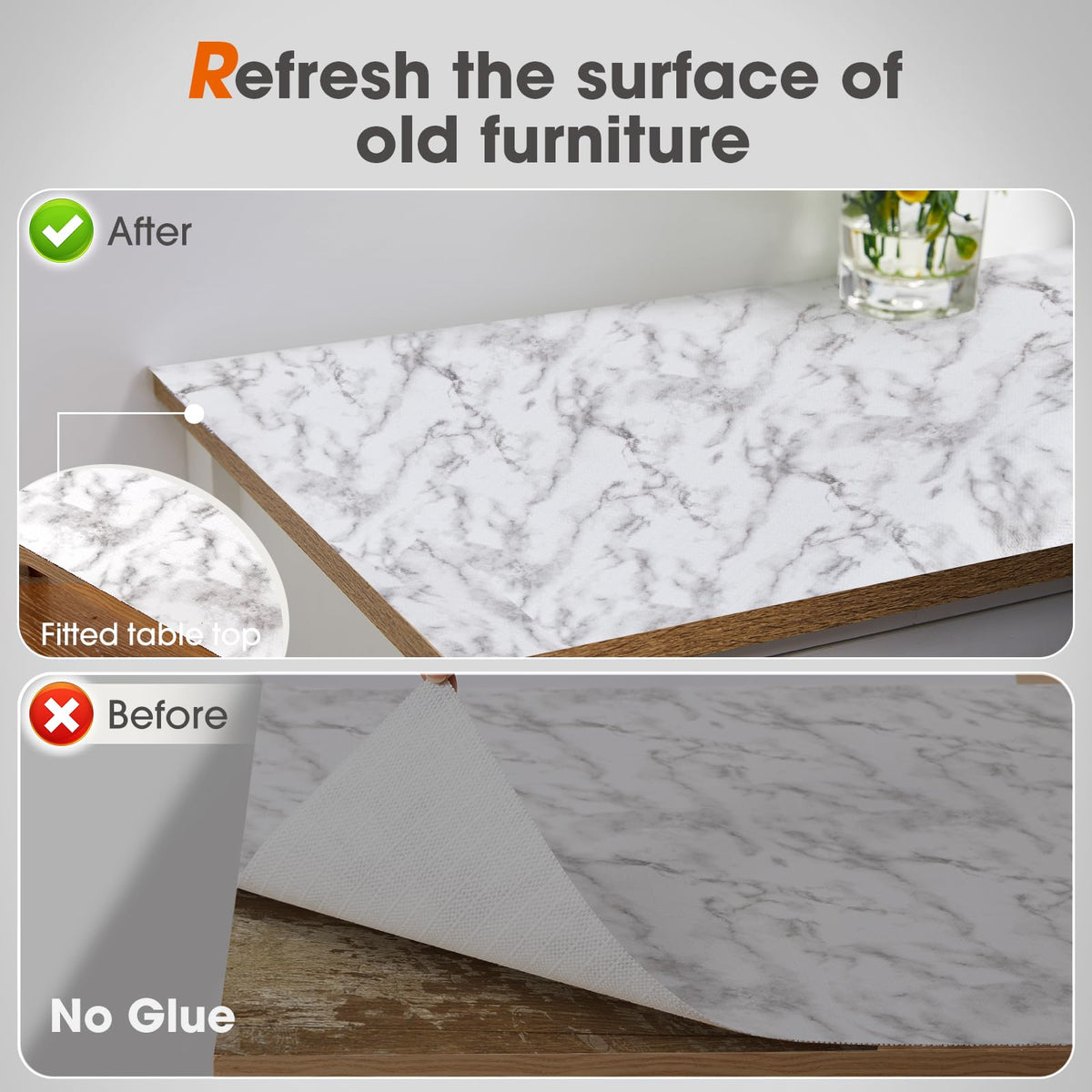 In the bathroom, ALIUNI liner protects moisture-prone surfaces.