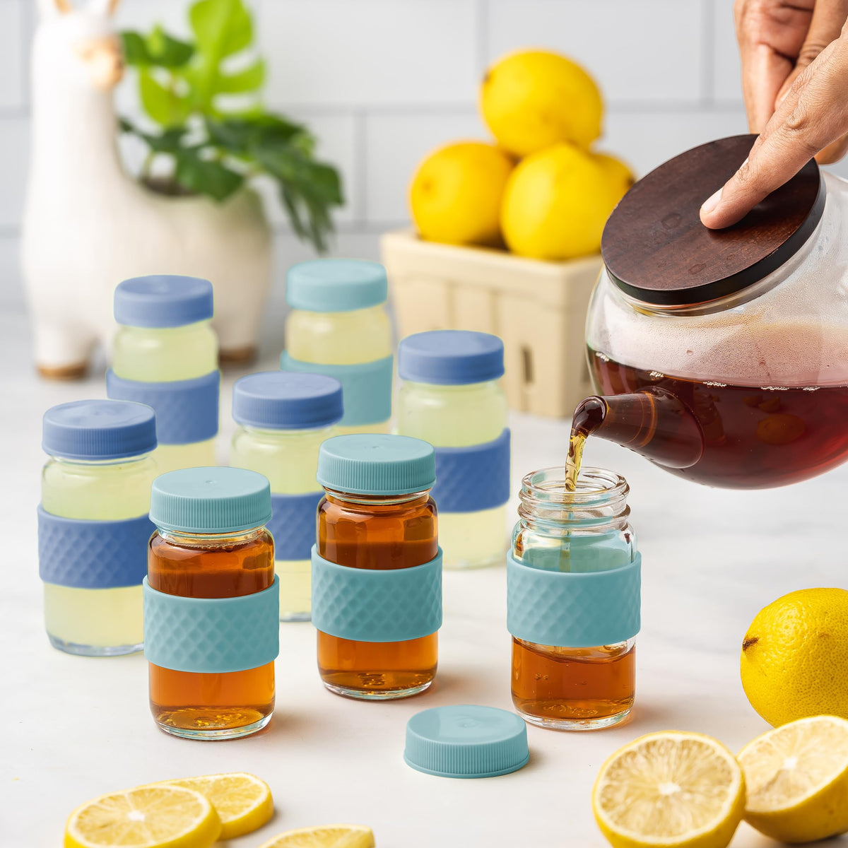 All About Juicing reusable dishwasher-safe bottles built for years of use.