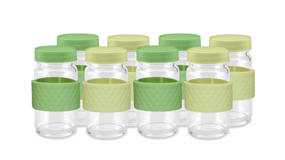 All About Juicing glass shot bottle with clear cap for on-the-go freshness