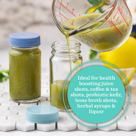 All About Juicing silicone grip bands provide non-slip handling.