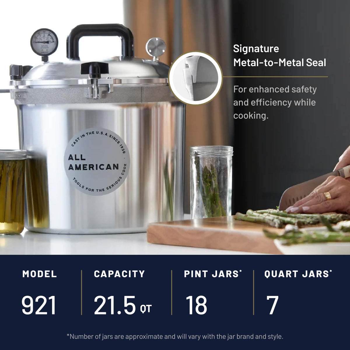 All American 1930 durable handle and body for everyday, long-lasting use.