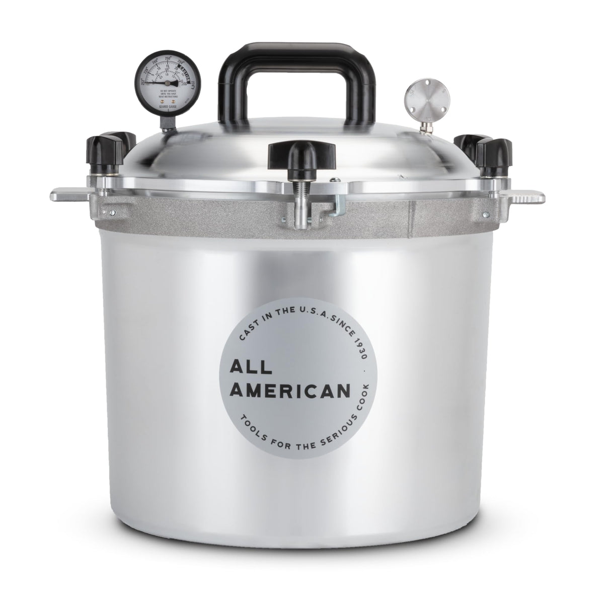 All American 1930 lid-seal provides a reliable steam-tight seal for safe canning.