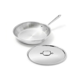 All-Clad D3 10in fry pan lid for confident, steam-controlled cooking
