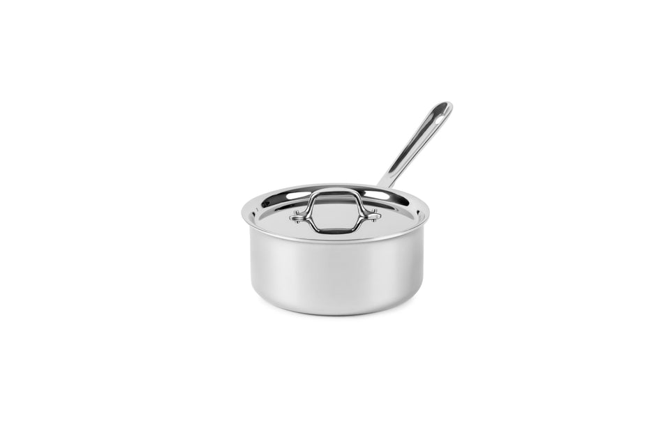 All-Clad D3 3-quart saucepan body ideal for simmering sauces.