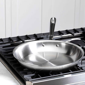 All-Clad D3 tri-ply construction with aluminum core and stainless steel layers