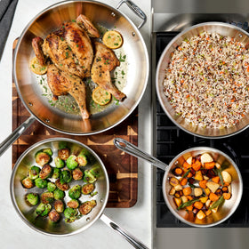 All-Clad D3 works on induction cooktops for versatile use