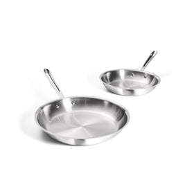 All-Clad D3 stainless 10-inch fry pan with balanced handle for precise sautéing