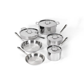 All-Clad D3 stainless 8-inch fry pan showing even heating and control