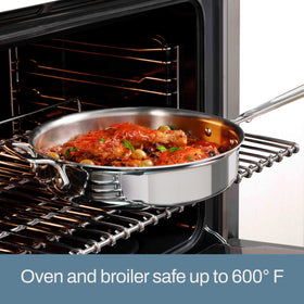 All-Clad D3 stainless induction-compatible base works on any cooktop