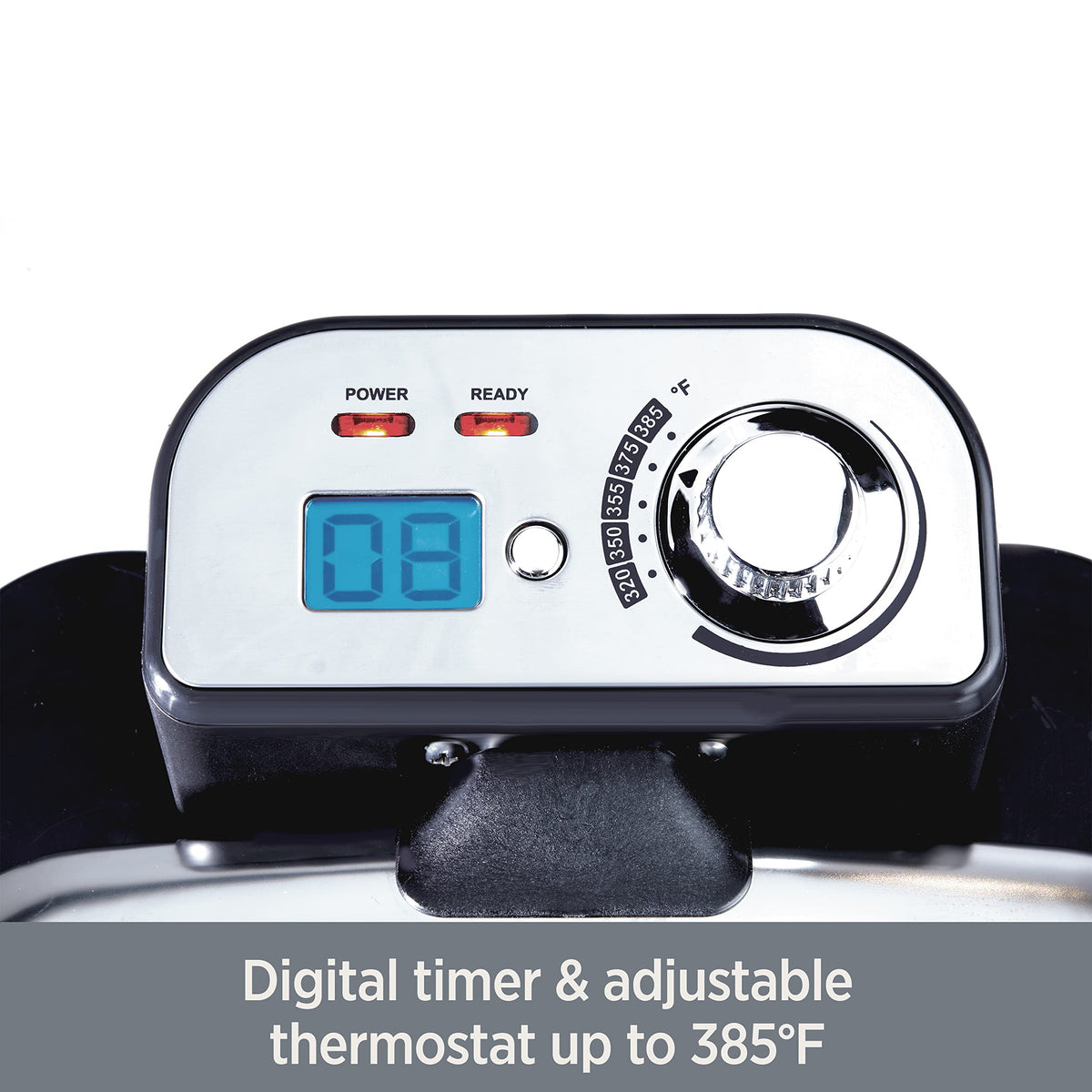 All-Clad fryer with precise temperature control preserves crisp texture