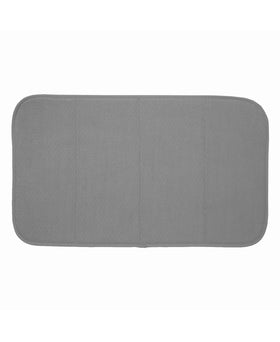 All-Clad dish drying mat showing high absorbency on a countertop.