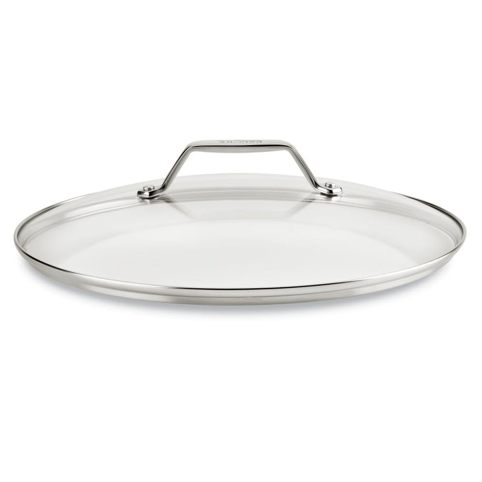 All-Clad Essentials 12-inch glass lid for moisture retention in sauté pans