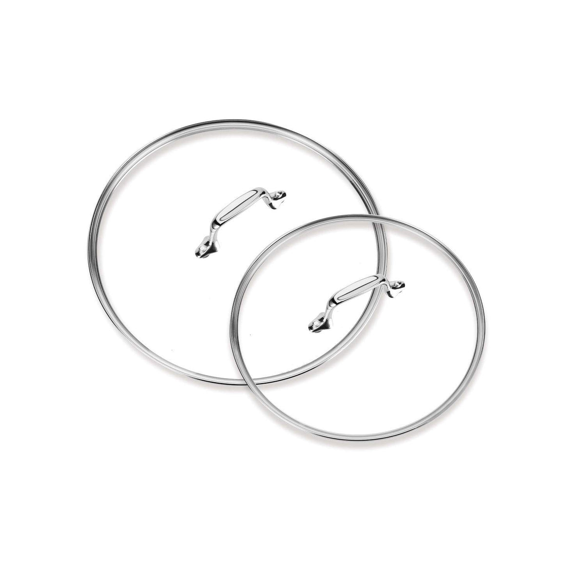 All-Clad HA1 10-inch fry pan lid in glass for easy monitoring during cooking