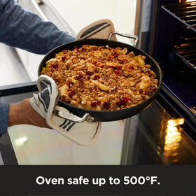 All-Clad HA1 12in nonstick coating release for easy food release