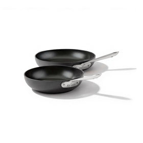 All-Clad HA1 8-inch fry pan for quick browning and easy release.