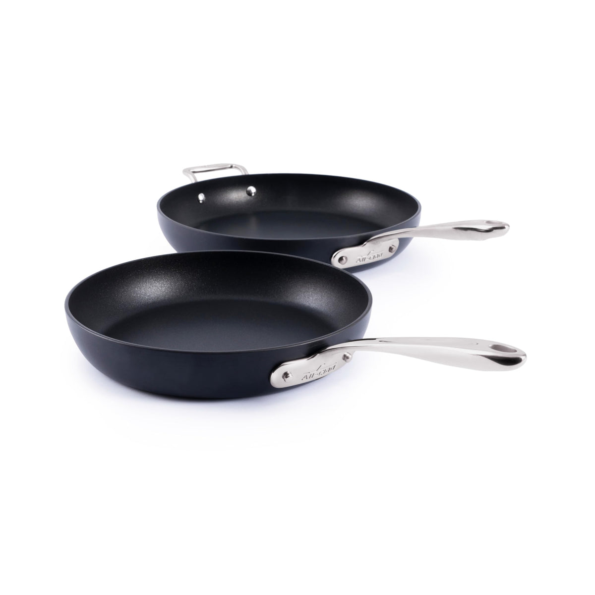 All-Clad HA1 Expert 10-inch fry pan for even searing and quick sautéing.