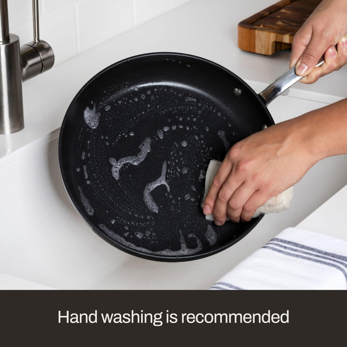 All-Clad HA1 grill pan oven safe up to 500°F and induction compatible.