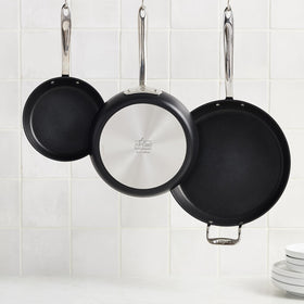 All-Clad HA1 Expert oven-safe to 500°F for finishing dishes.