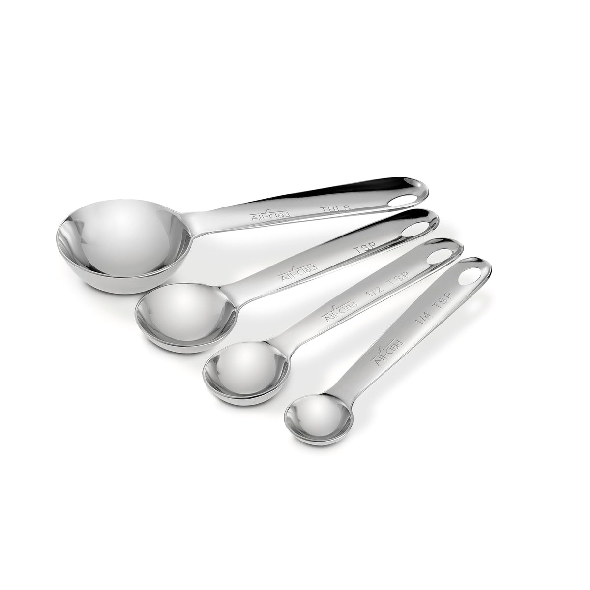 All-Clad quarter-teaspoon spoon with etched measurement for precision