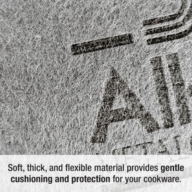 All-Clad non-slip grips on handles ensure secure, comfortable grip while cooking.