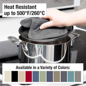 All-Clad premium pot holder color collection to match your kitchen style.