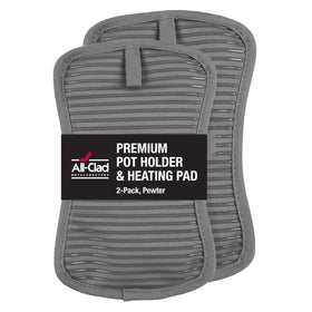 All-Clad premium pot holder heat resistant up to 500F for safe pot handling.