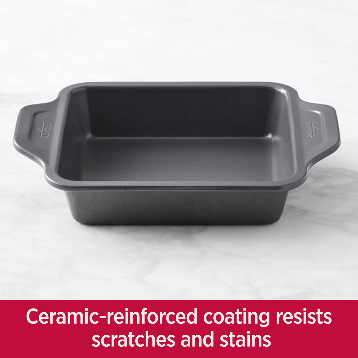 All-Clad Pro-Release nonstick coating ensures easy release of cookies.
