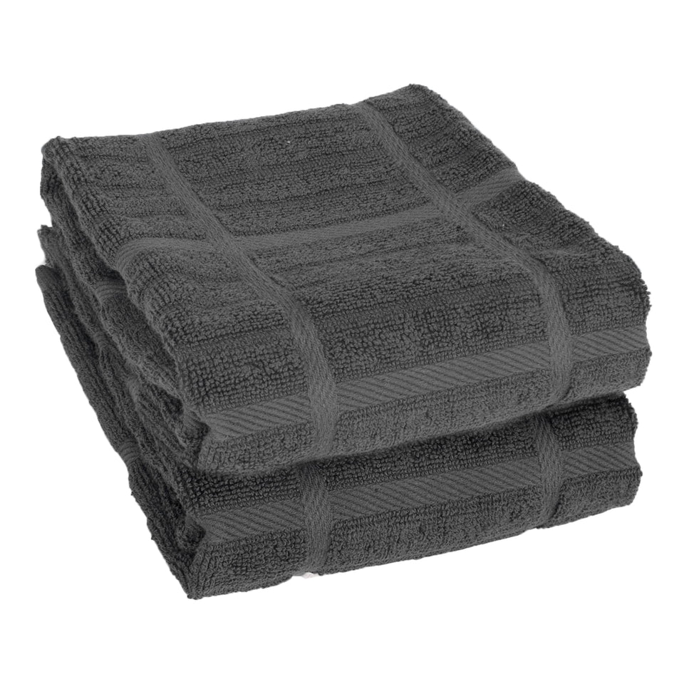 All-Clad Solid Kitchen Towels show exceptional absorbency for quick dish and cookware drying.