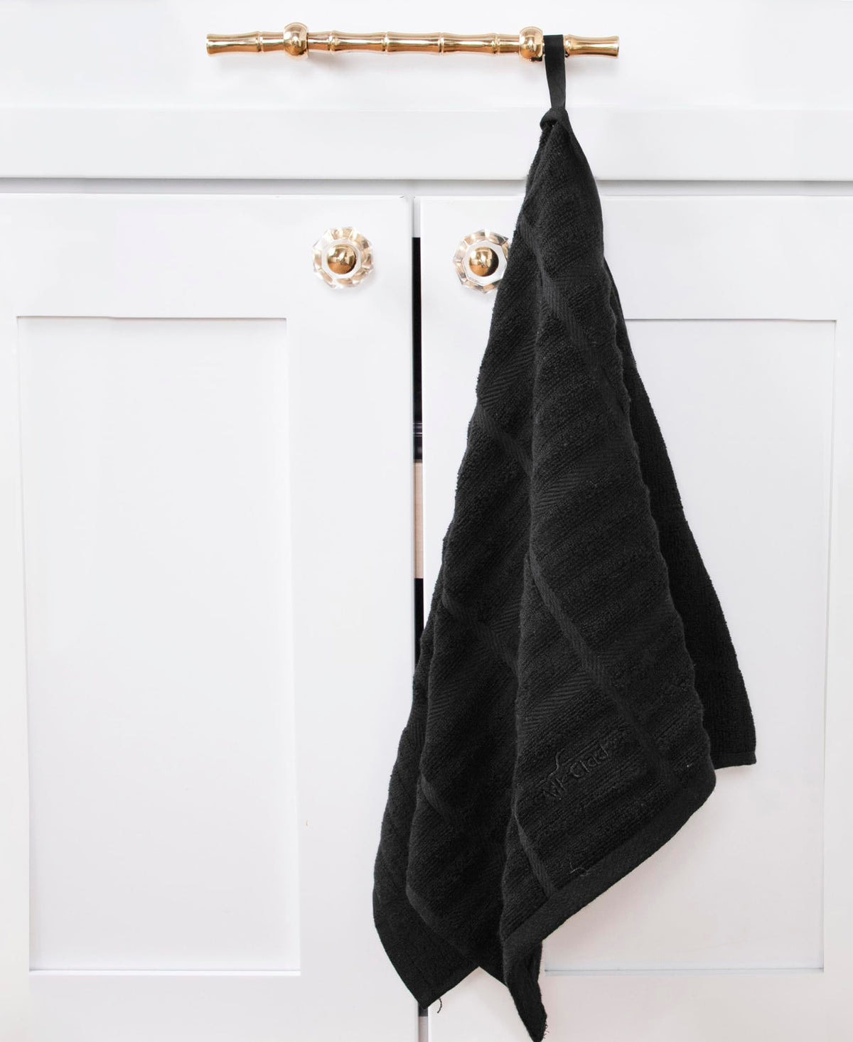 All-Clad Solid Kitchen Towels soft plush cotton for delicate glassware.