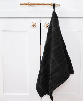 All-Clad Solid Kitchen Towels soft plush cotton for delicate glassware.
