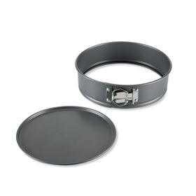 All-Clad 9-inch springform pan with removable bottom for easy cheesecake release