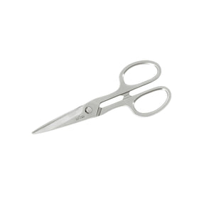 All-Clad kitchen shears blade close-up with cryo-hardened blades for precise cutting.
