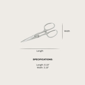 All-Clad kitchen shears ergonomic grip for comfortable extended prep use.