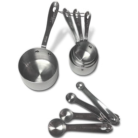 All-Clad measuring cup in 1/3 cup shown for scalable baking