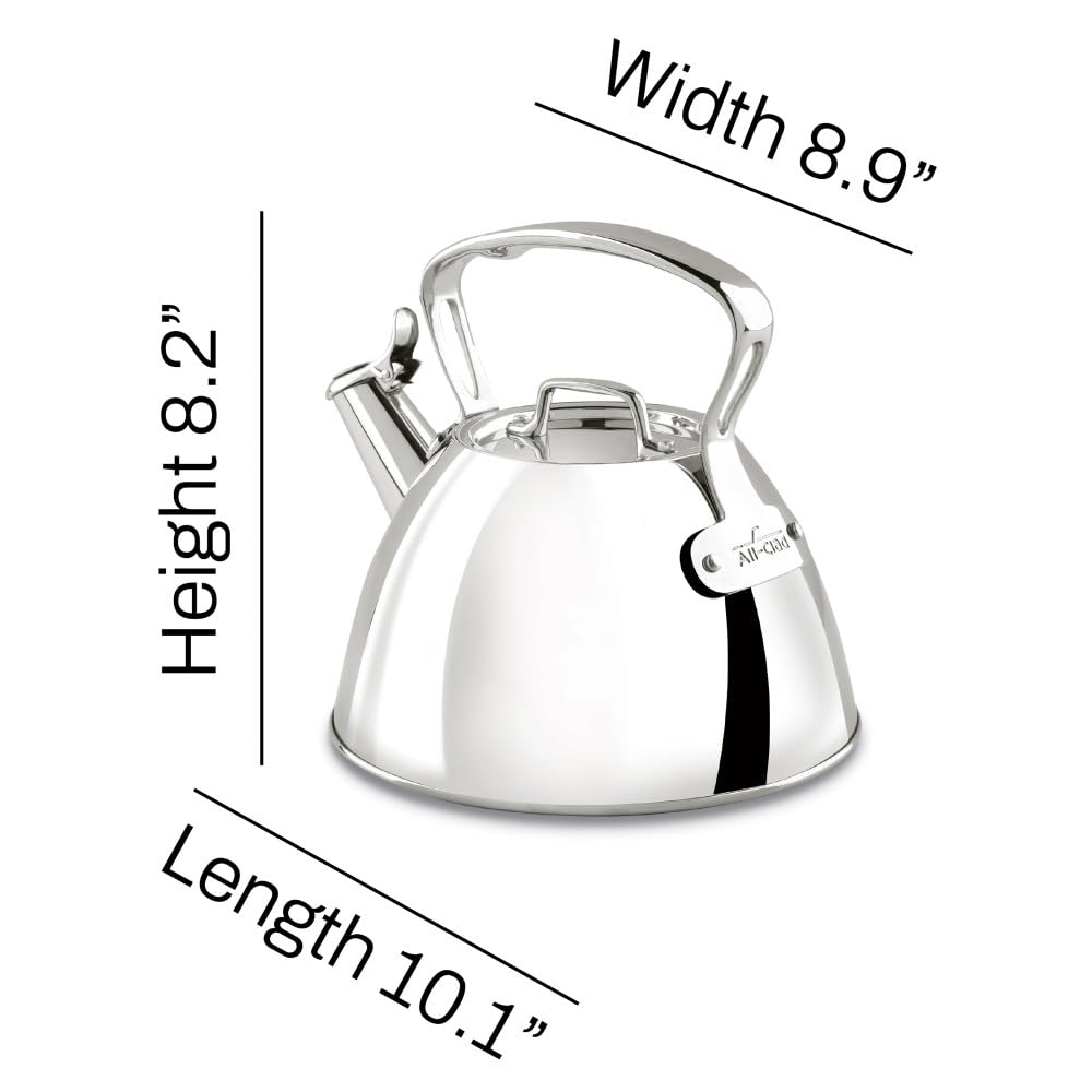All-Clad dishwasher-safe kettle for effortless cleanup after tea