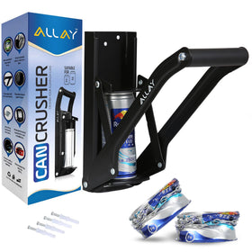 ALLAY 16oz can-crusher wall-mount in kitchen for quick recycling