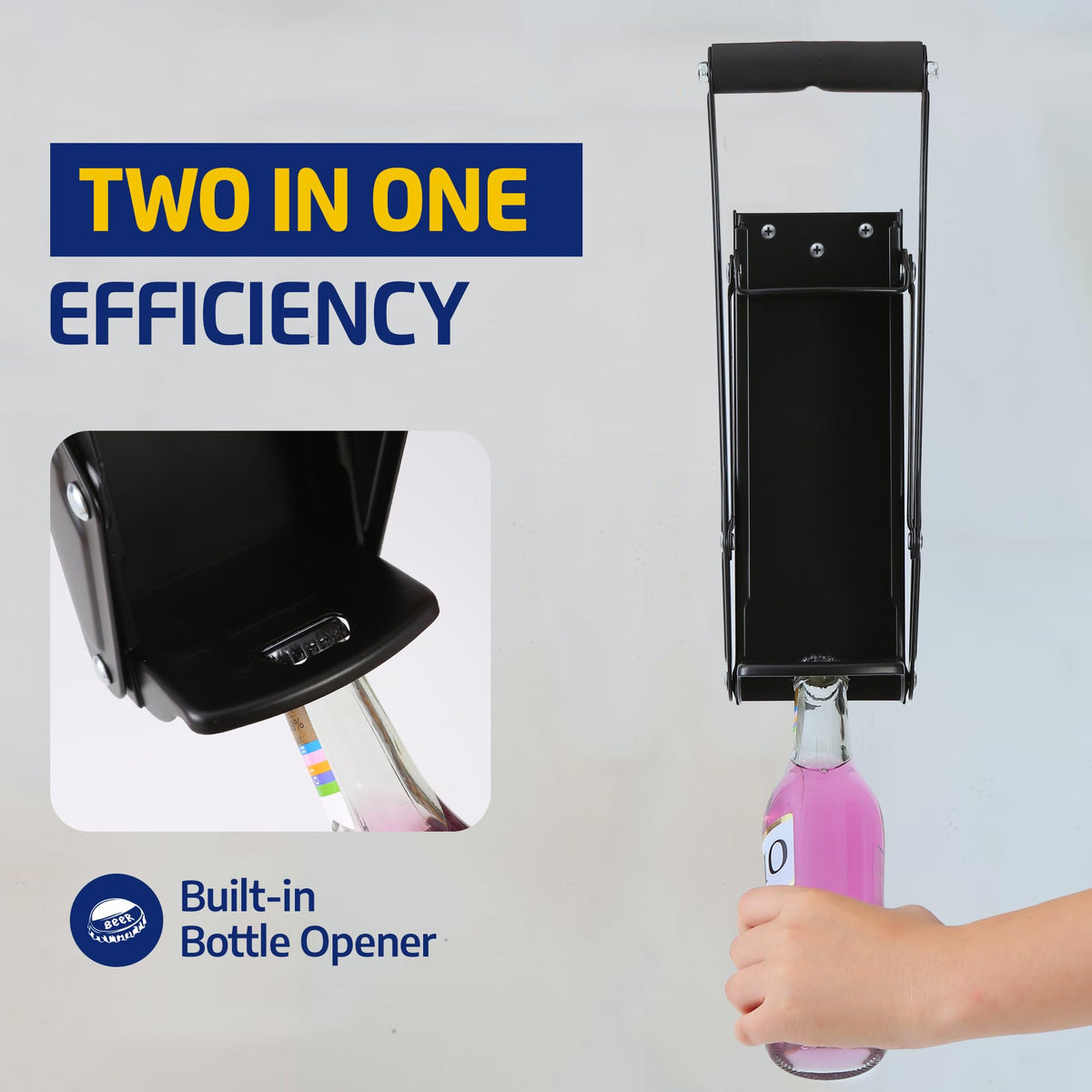 ALLAY non-slip ergonomic handle enables comfortable, repeated use