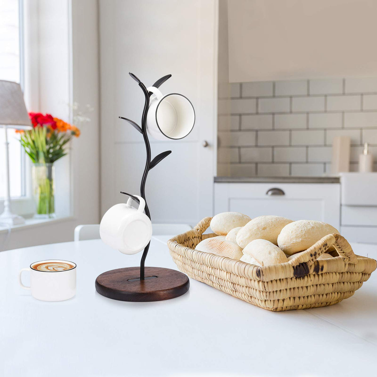 ALLCENER Wood base and anti-slip feet protect countertops during daily use.