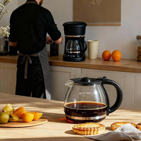 Allcup 5-cup carafe top-rack dishwasher-safe for quick cleanup