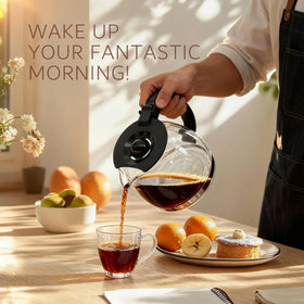 Allcup 5-cup carafe pour-spout for smooth, spill-free pouring