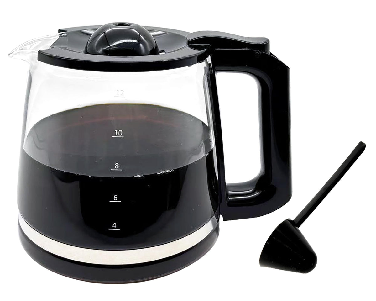 ALLCUP glass carafe for Mr. Coffee RF models enables a clean, steady pour