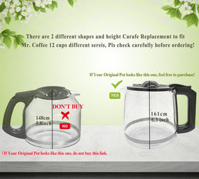 ALLCUP carafe fits SC12BL1-2 series with comfortable grip and precise pours