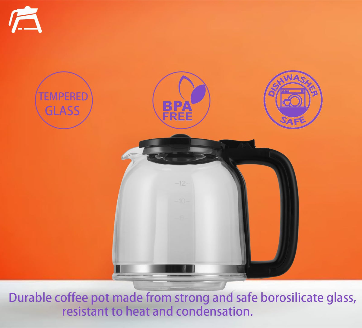 ALLCUP Ninja carafe dimensions fit standard Ninja brewers.