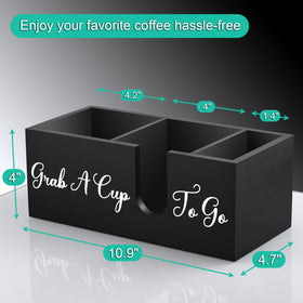ALELION countertop organizer for breakrooms suitable for hotels and offices.