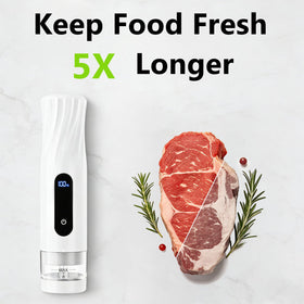 ALLHOPE Vacuum Sealer battery display indicating power level for easy monitoring