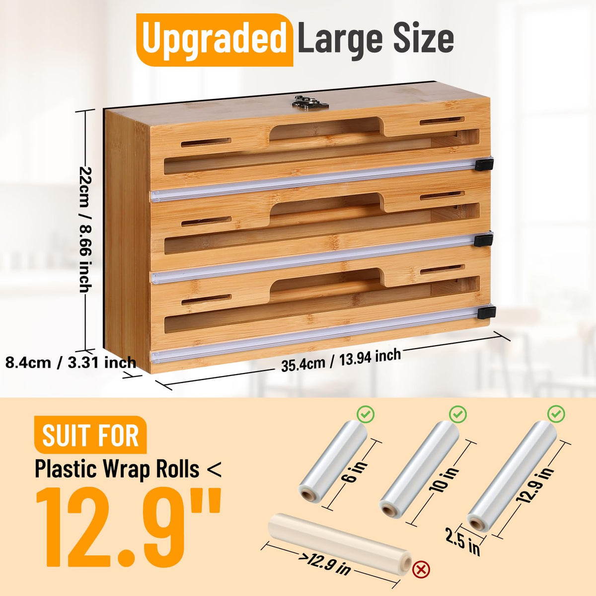 Allinside 12.9-inch roll compatibility confirms fit with common brands