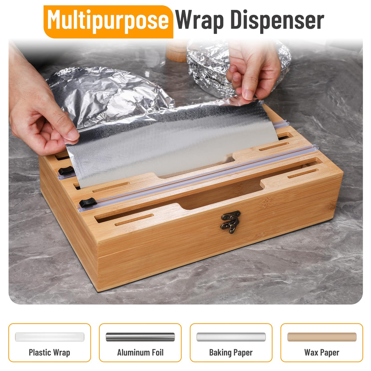 Allinside wrap dispenser tabletop use demonstrates versatile placement options
